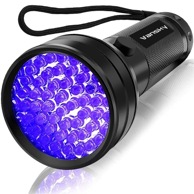 51 LED Black Light UV Light Flashlight